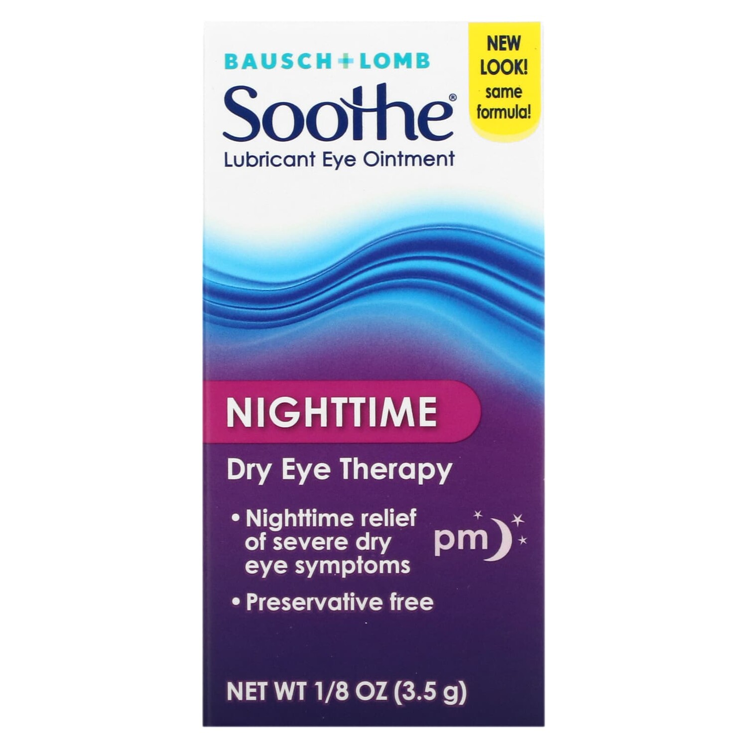 

Soothe, смазывающая мазь для глаз, перед сном, 3,5 г (1/8 унции) Bausch + Lomb