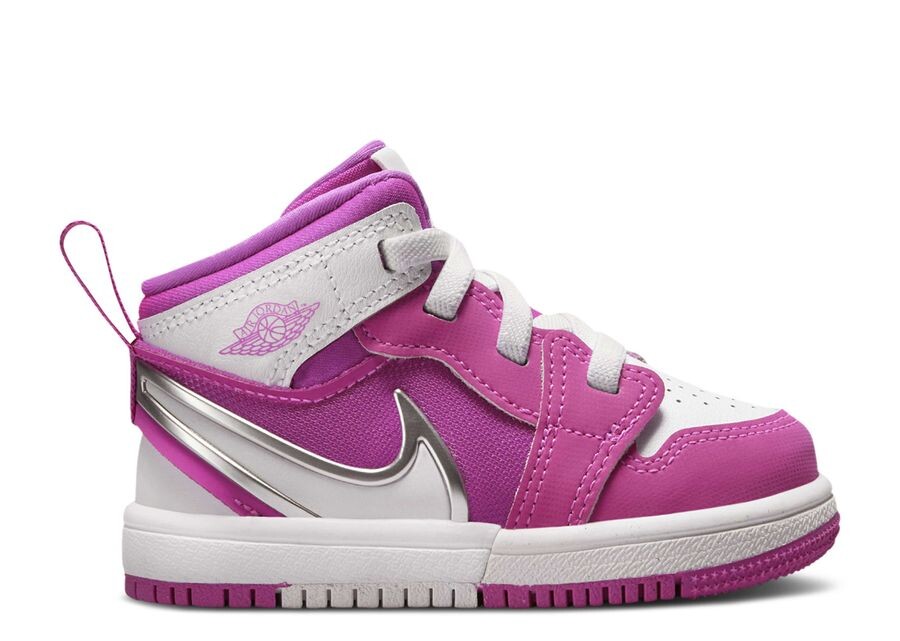 

Кроссовки Air Jordan Jordan 1 Mid RM EasyOn TD, цвет Fire Pink