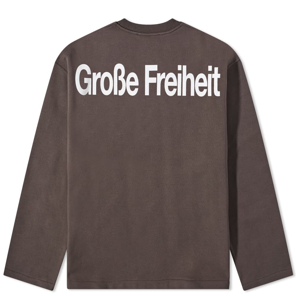 

Толстовка 032C Grosse Freihei' Heavyweight Crew Sweat, Серый