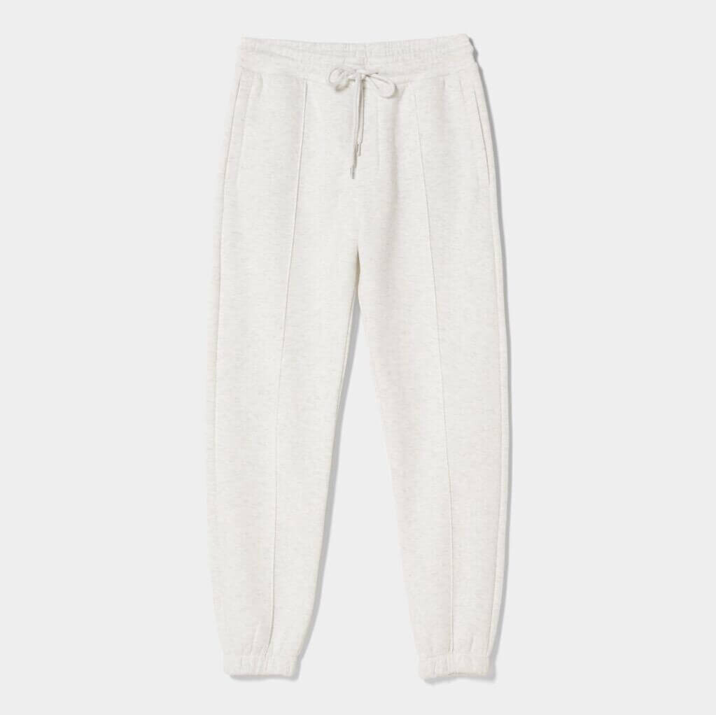 

Джоггеры Bershka Plush, серый