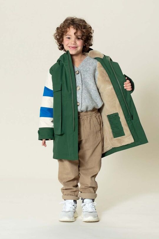 

Детский плащ STRIPED FOX Gosoaky, зеленый