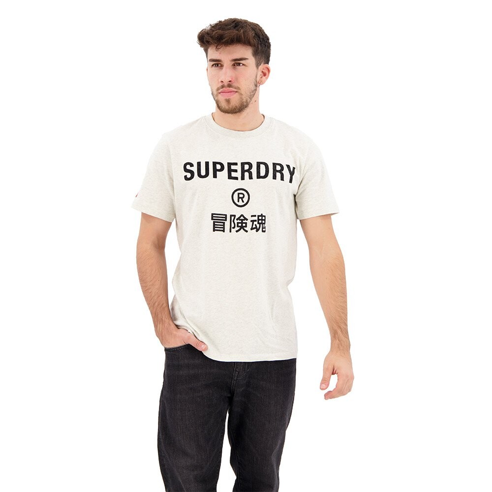 

Футболка Superdry Workwear Logo Vintage Short , бежевый