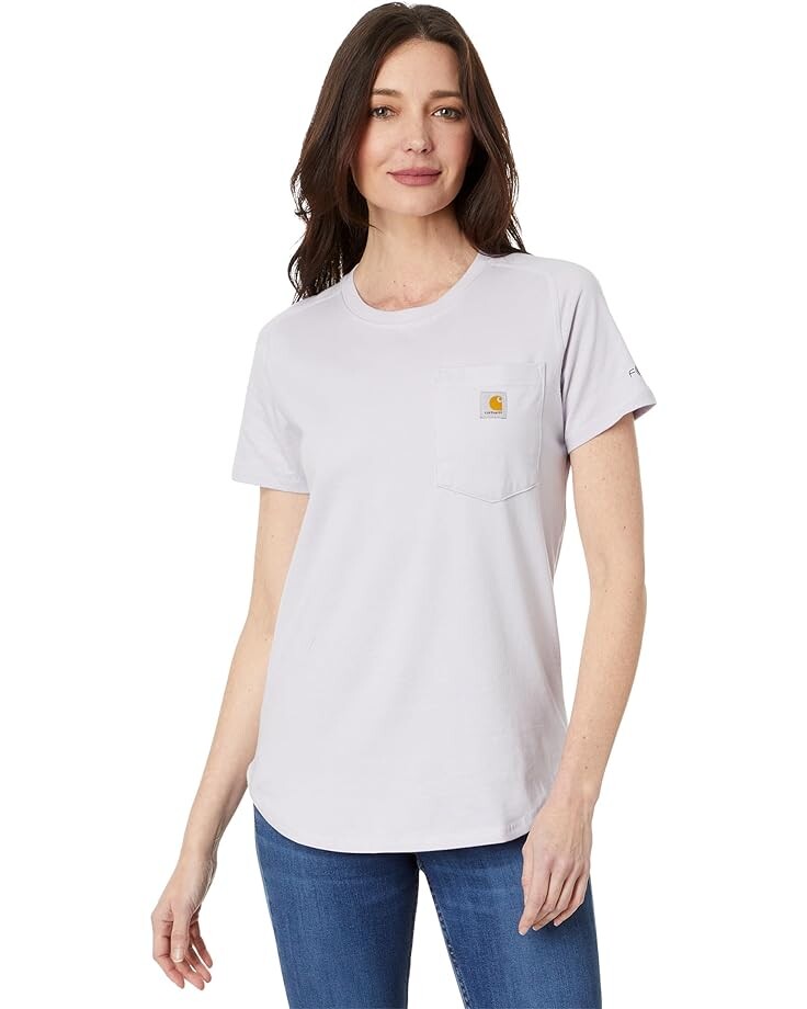 

Футболка Carhartt Force Relaxed Fit Midweight Pocket, цвет Lilac Haze