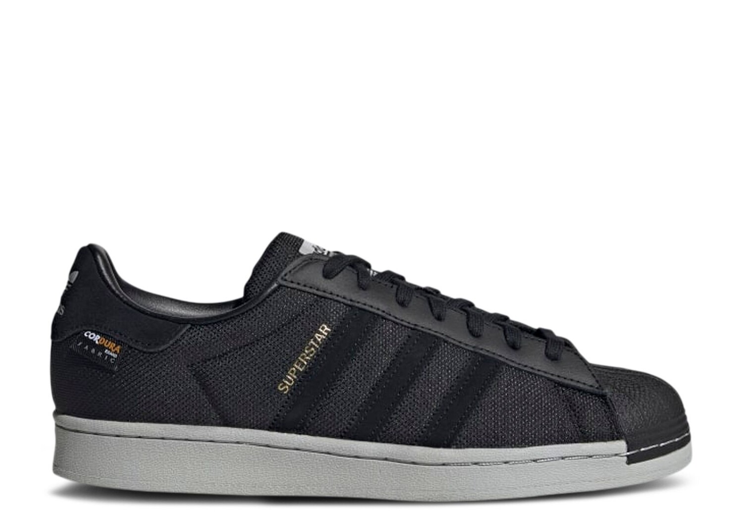 

Кроссовки adidas Superstar 'Black Gold Metallic', черный