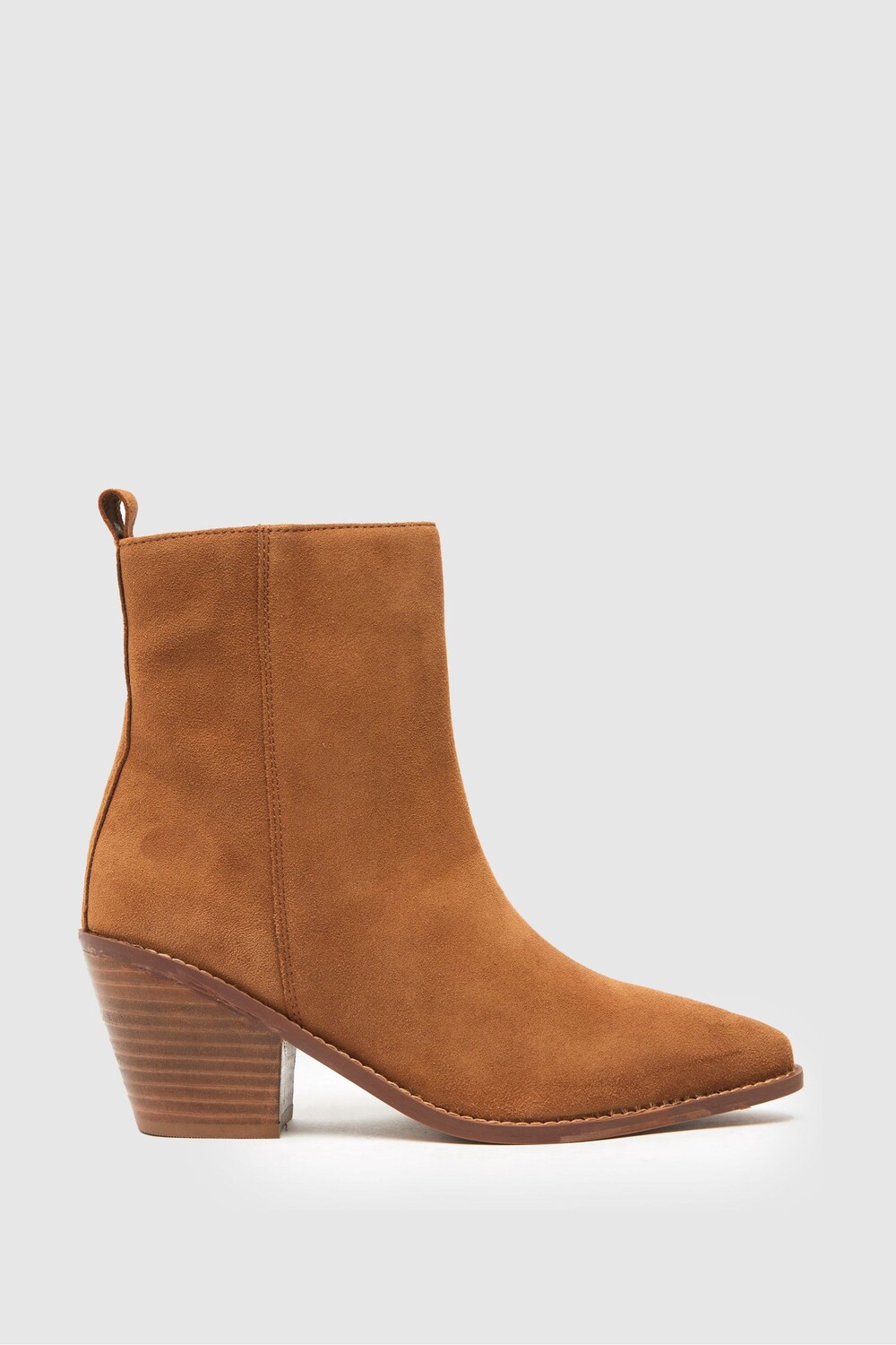 

Callie коричневые замшевые ковбойские сапоги Schuh, коричневый
