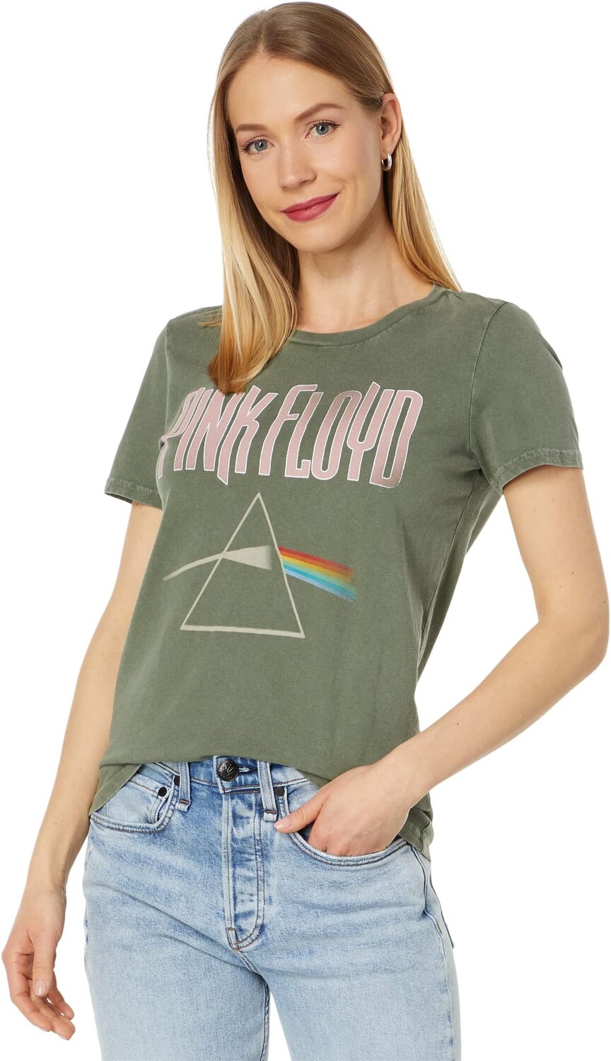 

Классическая футболка с круглым вырезом Pink Floyd с логотипом Lucky Brand, цвет Thyme