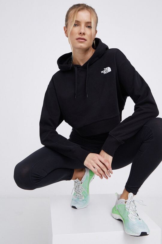 

Хлопковая толстовка The North Face, черный