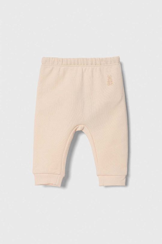 Хлопковые брюки для новорожденных United Colors of Benetton, оранжевый брюки united colors of benetton размер 42 хаки