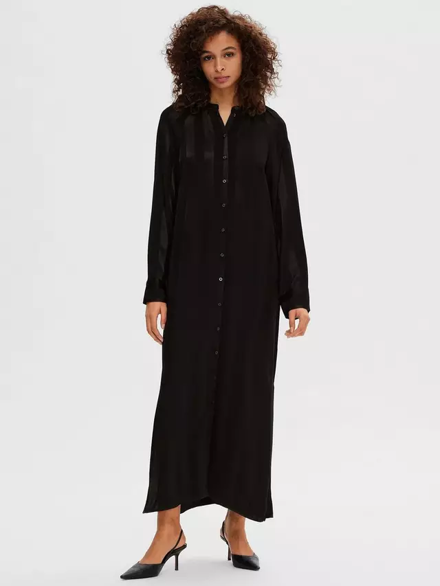 

Платье SELECTED FEMME Christel Maxi Shirt, черный