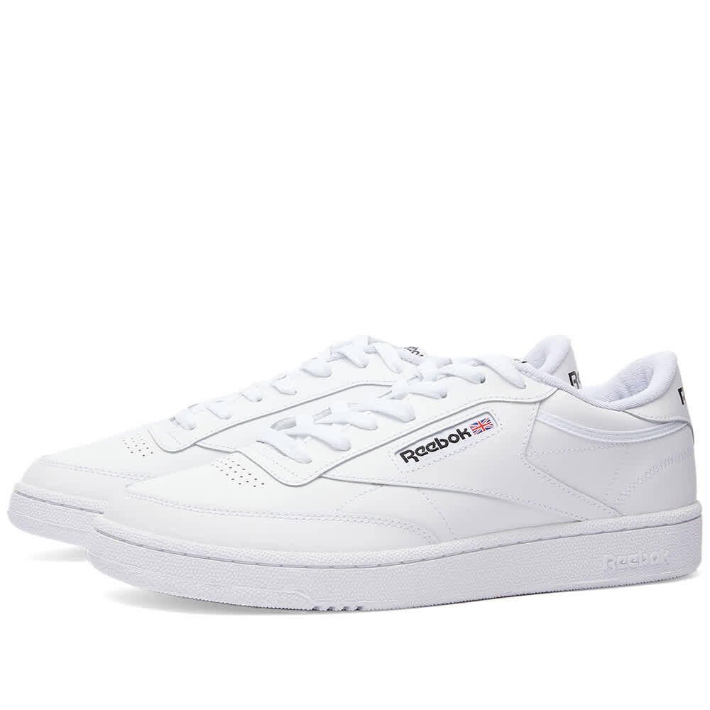 

Кроссовки Reebok Club C 85, бело-черный