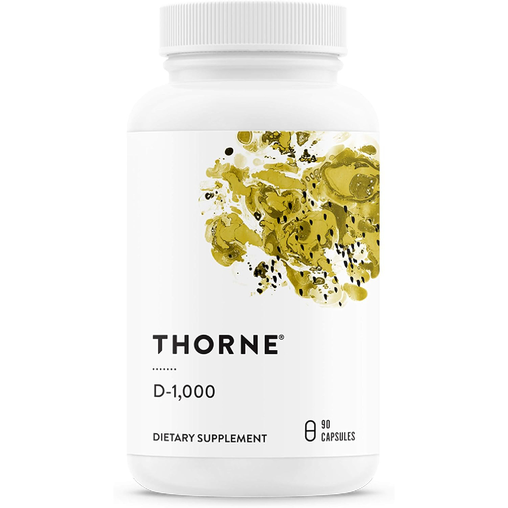 Витамин D3 Thorne D-1000 1000 МЕ, 90 капсул
