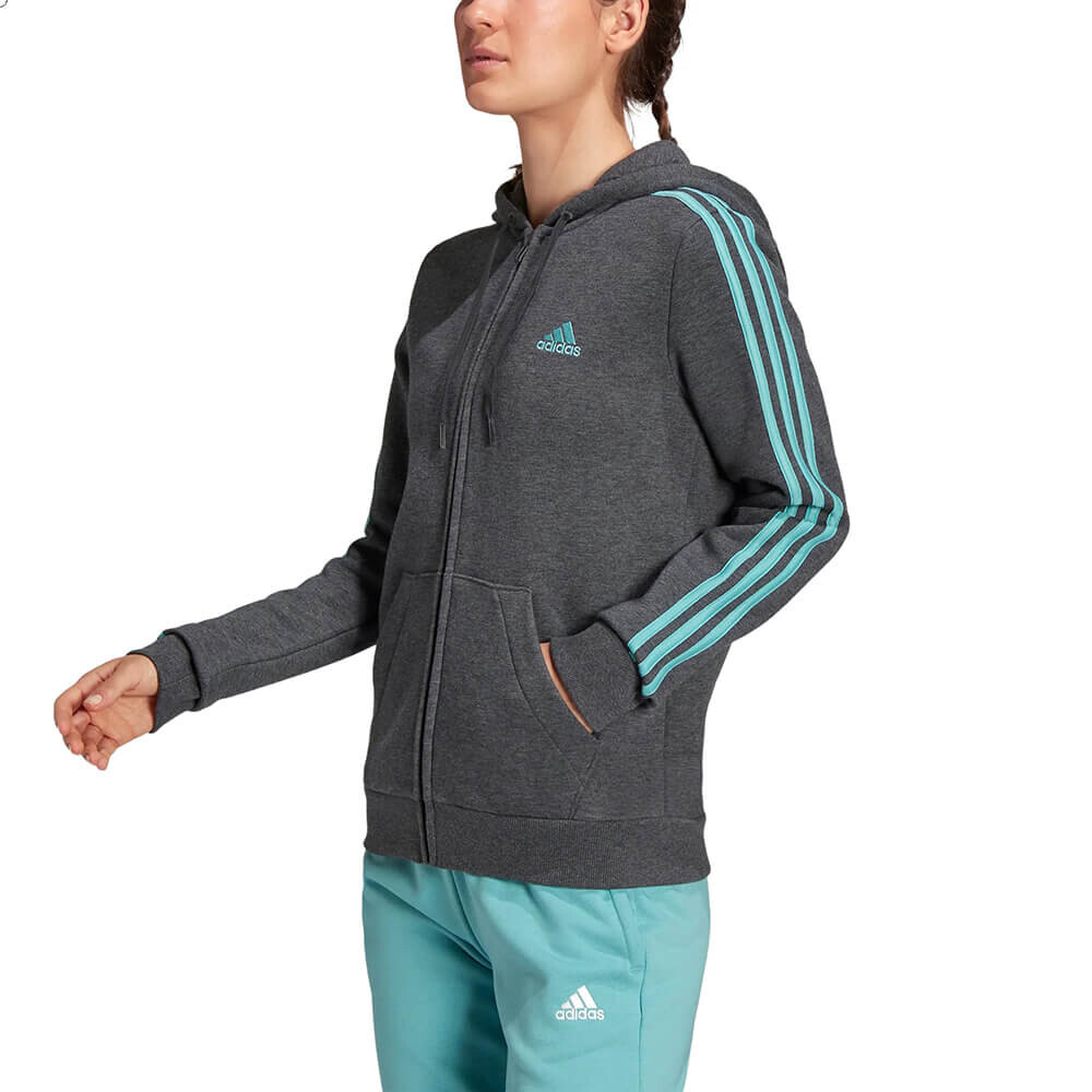 Adidas Essentials Fleece 3 Stripes Full Zip CDEK.Shopping