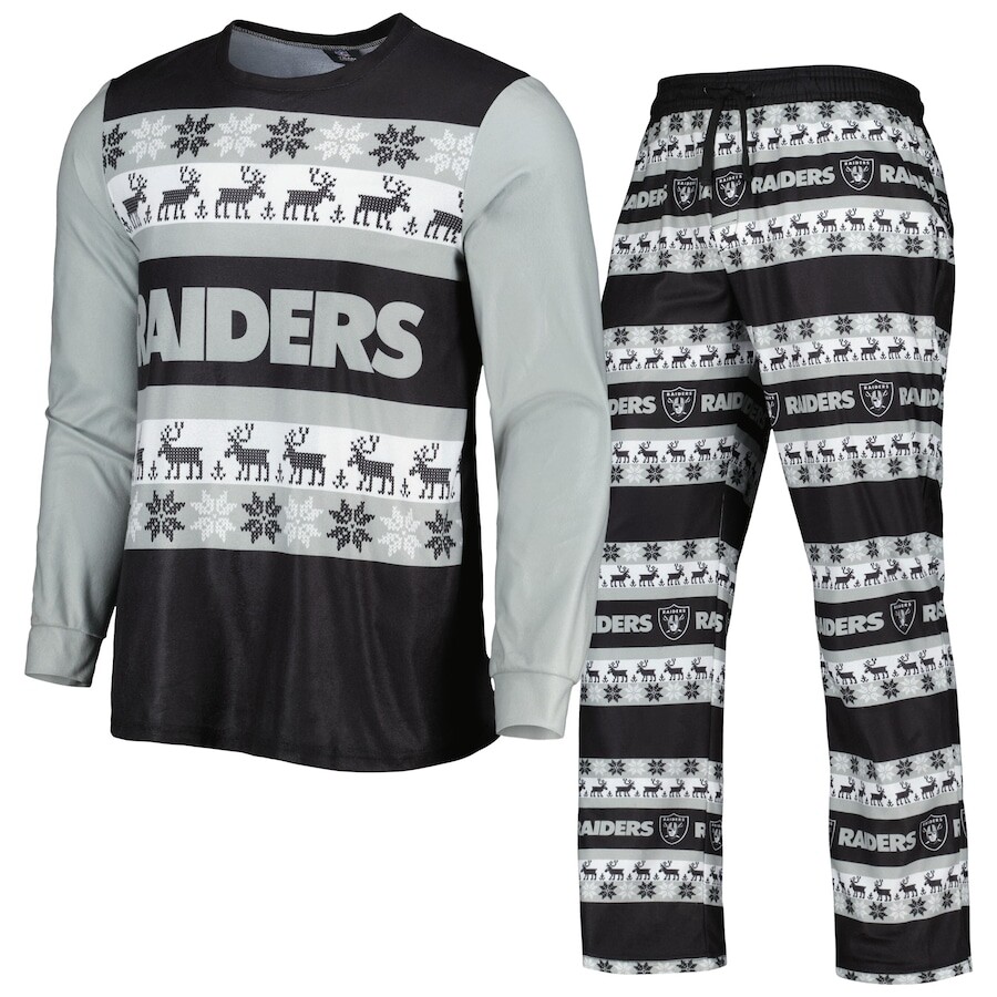 

Пижамный комплект FOCO Las Vegas Raiders, черный
