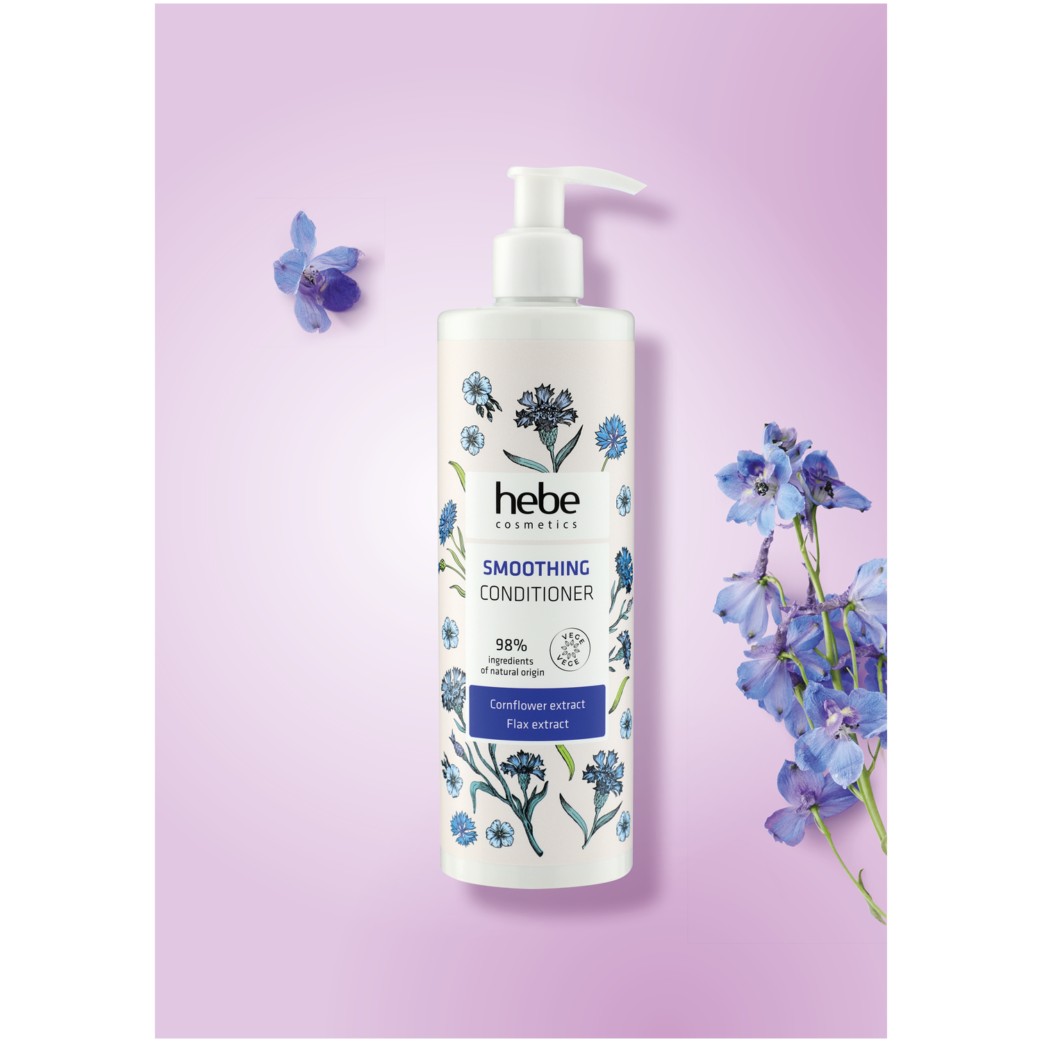 Hebe Cosmetics Smoothing Conditioner разглаживающий кондиционер для волос, 380 мл - фото