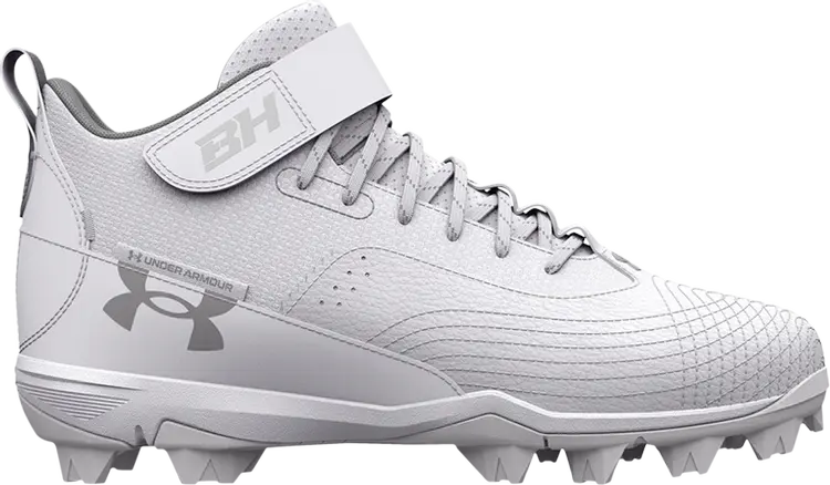 

Бутсы Under Armour Harper 7 Mid RM White Mod Grey, белый