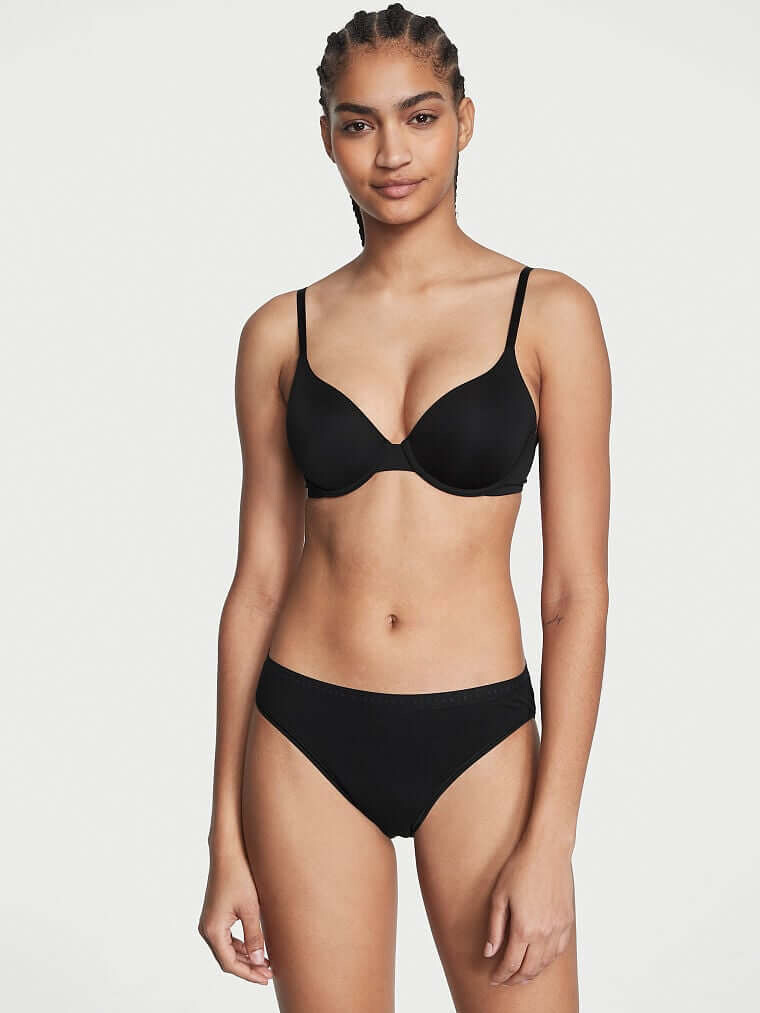 

Трусы Victoria`s Secret Stretch Cotton Bikini, чёрный