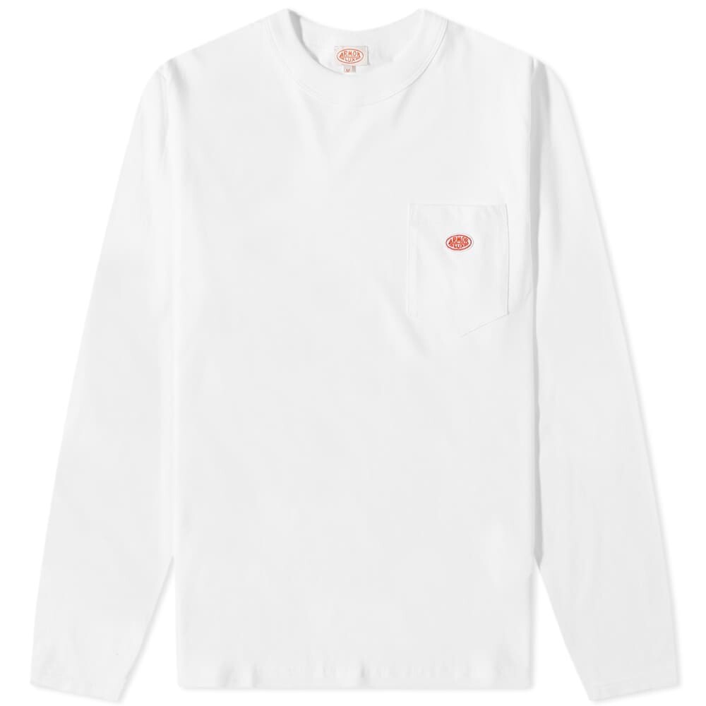 

Футболка Armor-Lux Long Sleeve Logo Pocket Tee, Белый