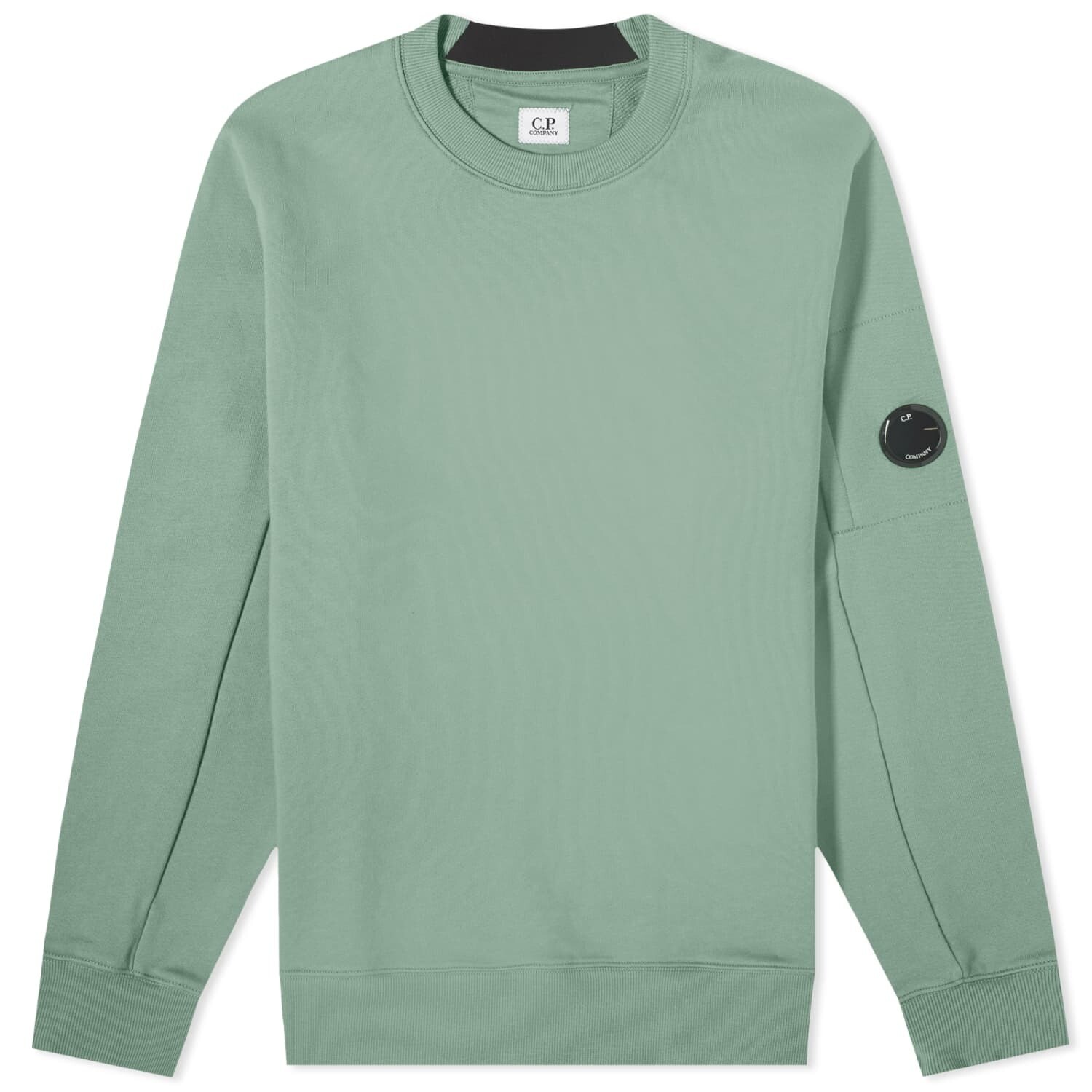 

Свитшот C.P. Company Diagonal Fleece Lens, светло-бирюзовый, Зеленый