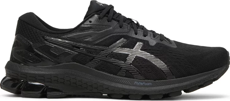 Кроссовки gt 1000 10 'triple black' Asics, черный - фото