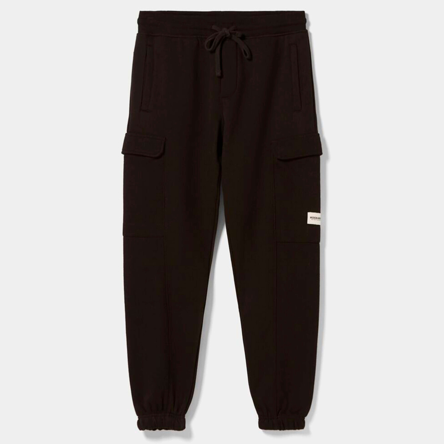 

Штаны спортивные Bershka Plush Cargo, черный