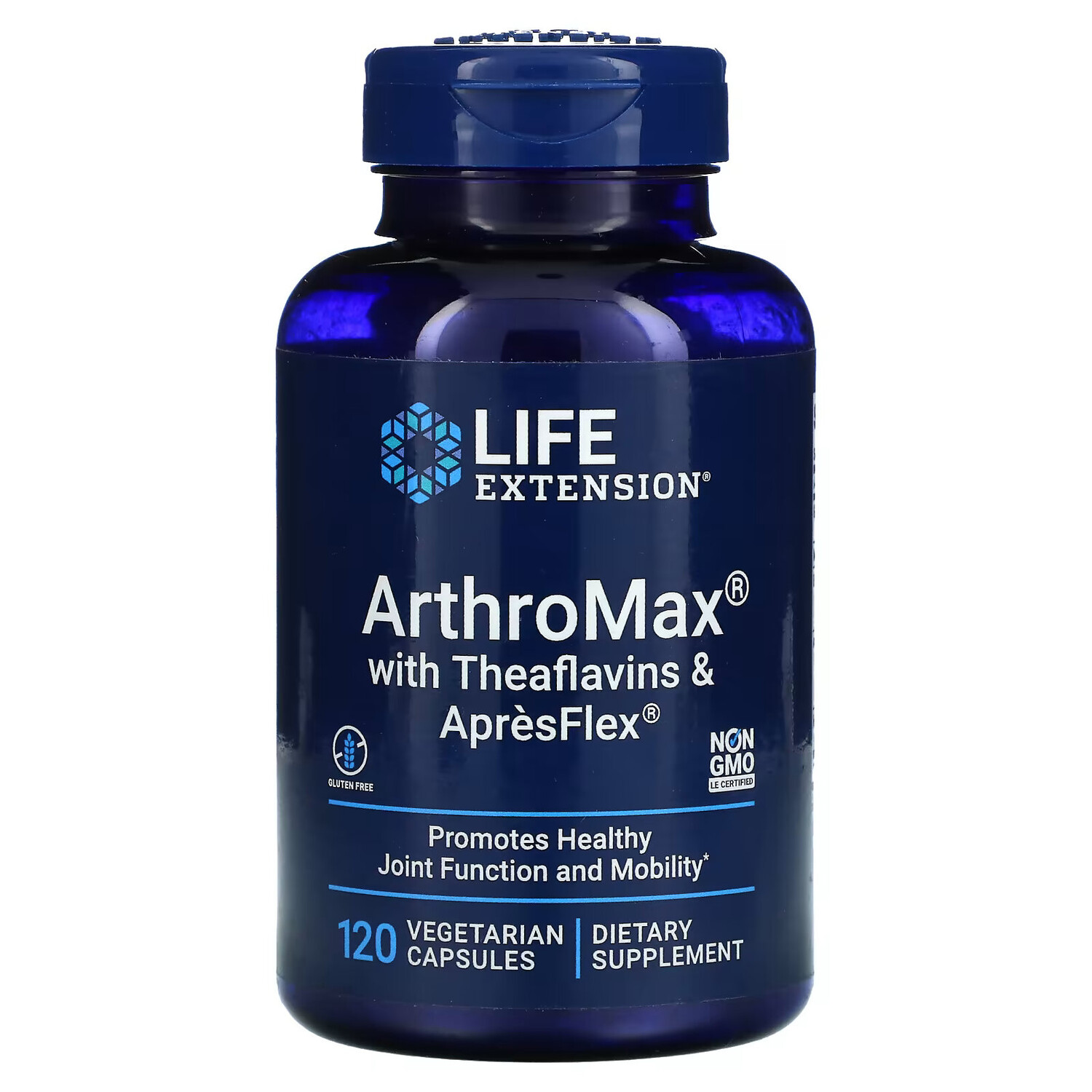 

Life Extension, ArthroMax, ApresFlex и теафлавины, 120 вегетарианских капсул