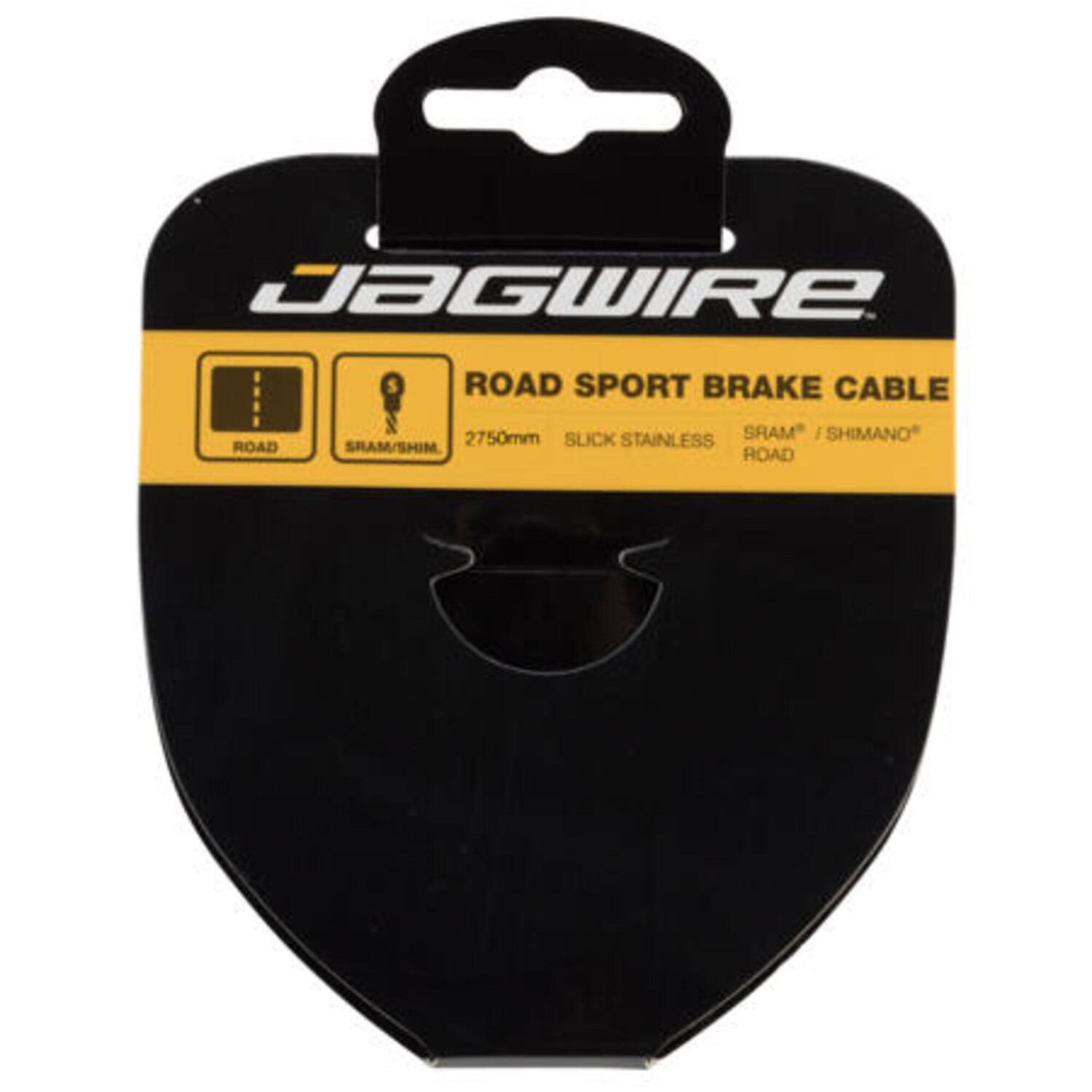 

Тормозной трос Jagwire-1.5X2750mm-SRAM/Shimano, черный / черный / желтый