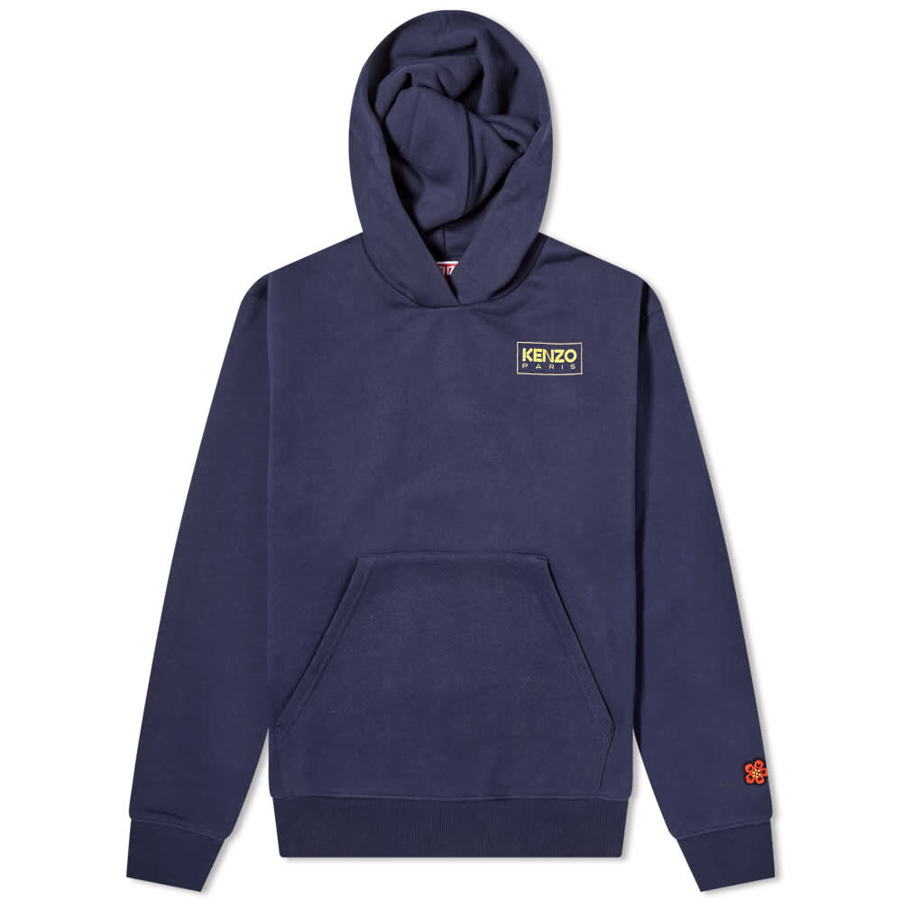 

Толстовка KENZO Paris Logo Oversize Hoody, Синий