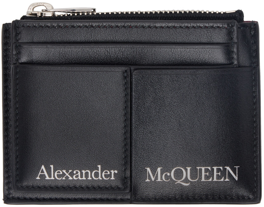 

Черный съемный держатель для карт Alexander McQueen