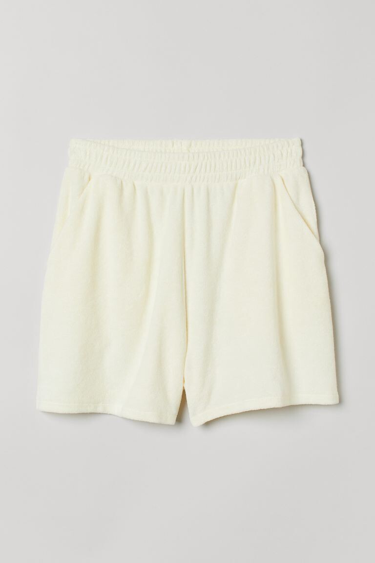 

Махровые шорты H&M, сливочный