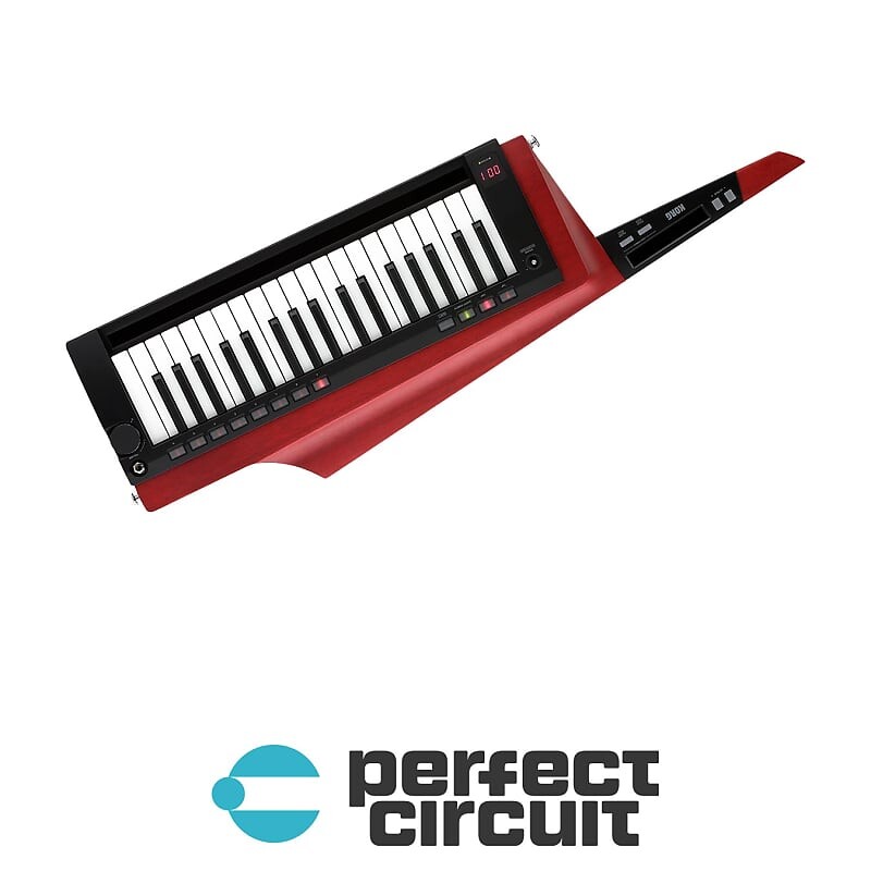 

Korg RK-100S 2 37-клавишный клавиатурный синтезатор + MIDI-контроллер (красный) RK-100S 2 Keytar Synthesizer (Red)
