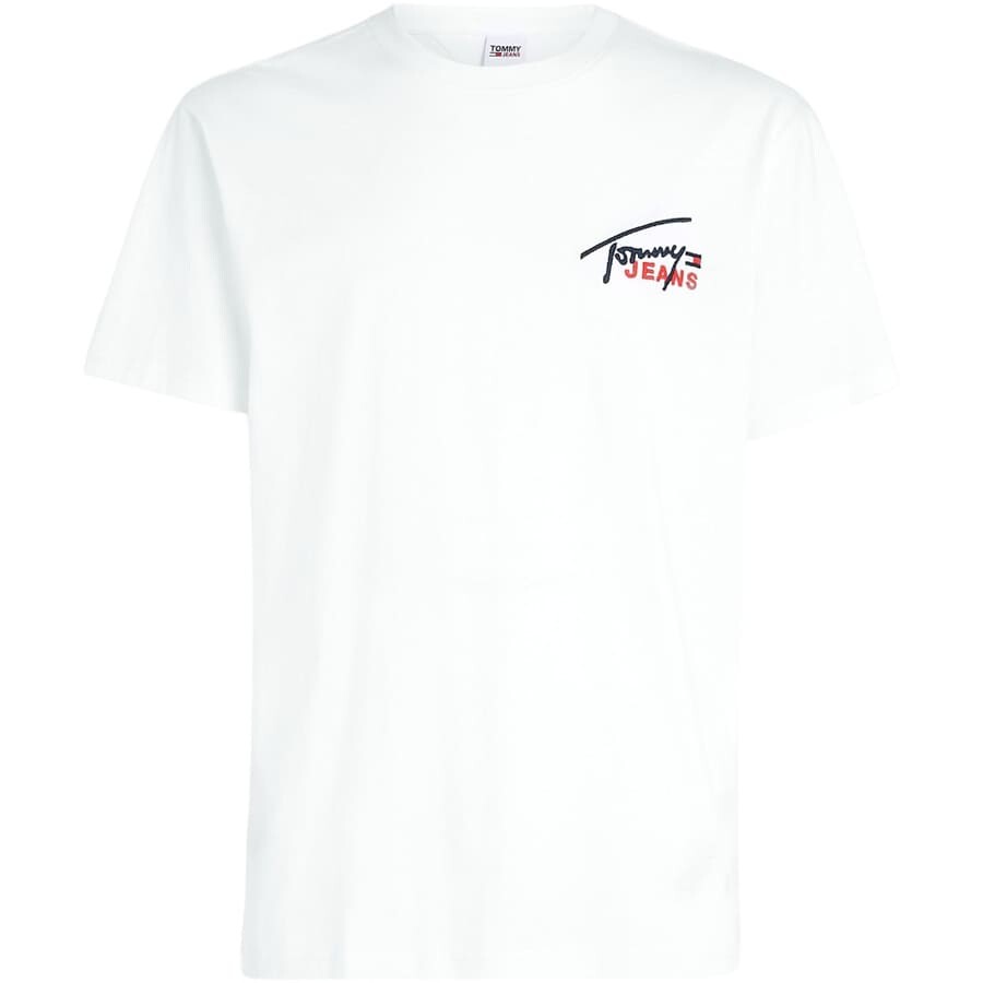 

Футболка Tommy Jeans Graphic Signature Logo, белый