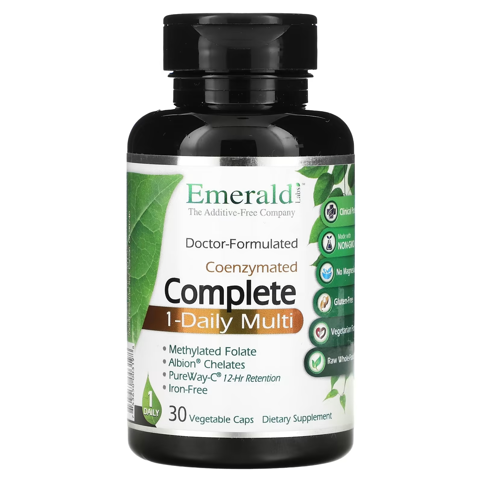 Коферментный Мультивитаминный Комплекс Emerald Laboratories, 30 капсул мультивитаминный комплекс для мужчин emerald laboratories 60 вегетарианских капсул