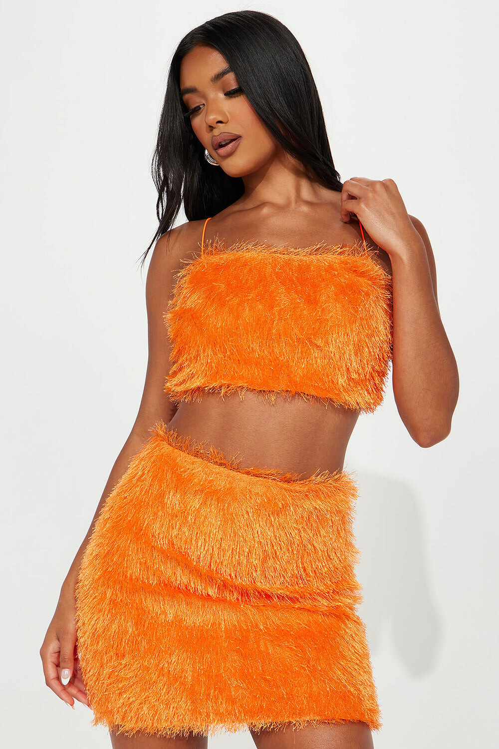 

Юбка Fashion Nova XS021123C, оранжевый