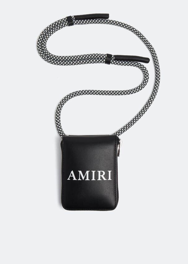 

Сумка AMIRI Crossbody zip-around bag, черный