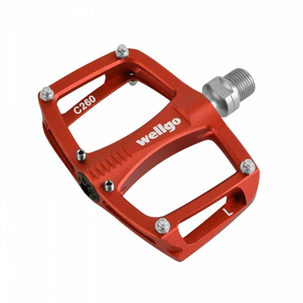 

Мини педали Wellgo c260, красный / красный / красный