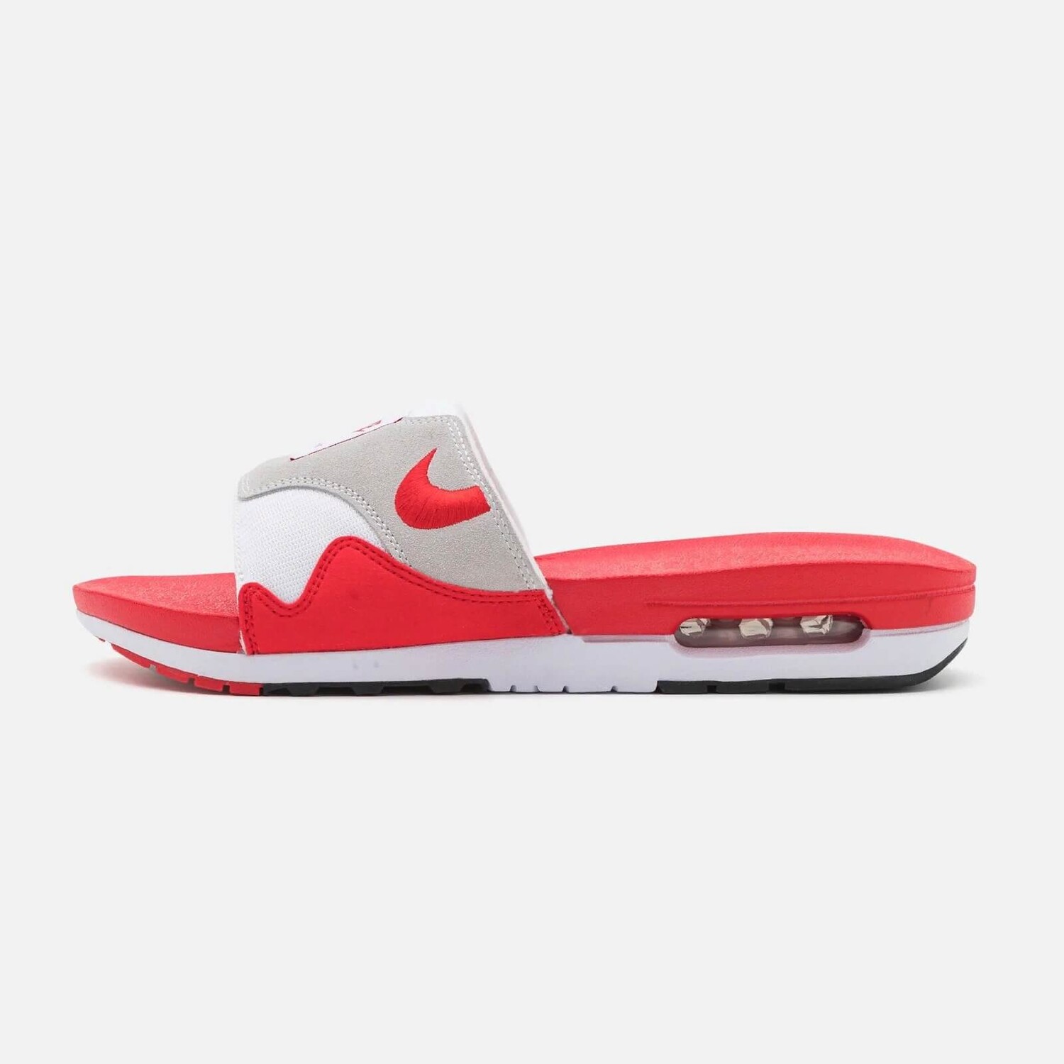 

Шлепанцы на плоской подошве Унисекс Nike Sportswear Air Max 1, красный/серый/белый