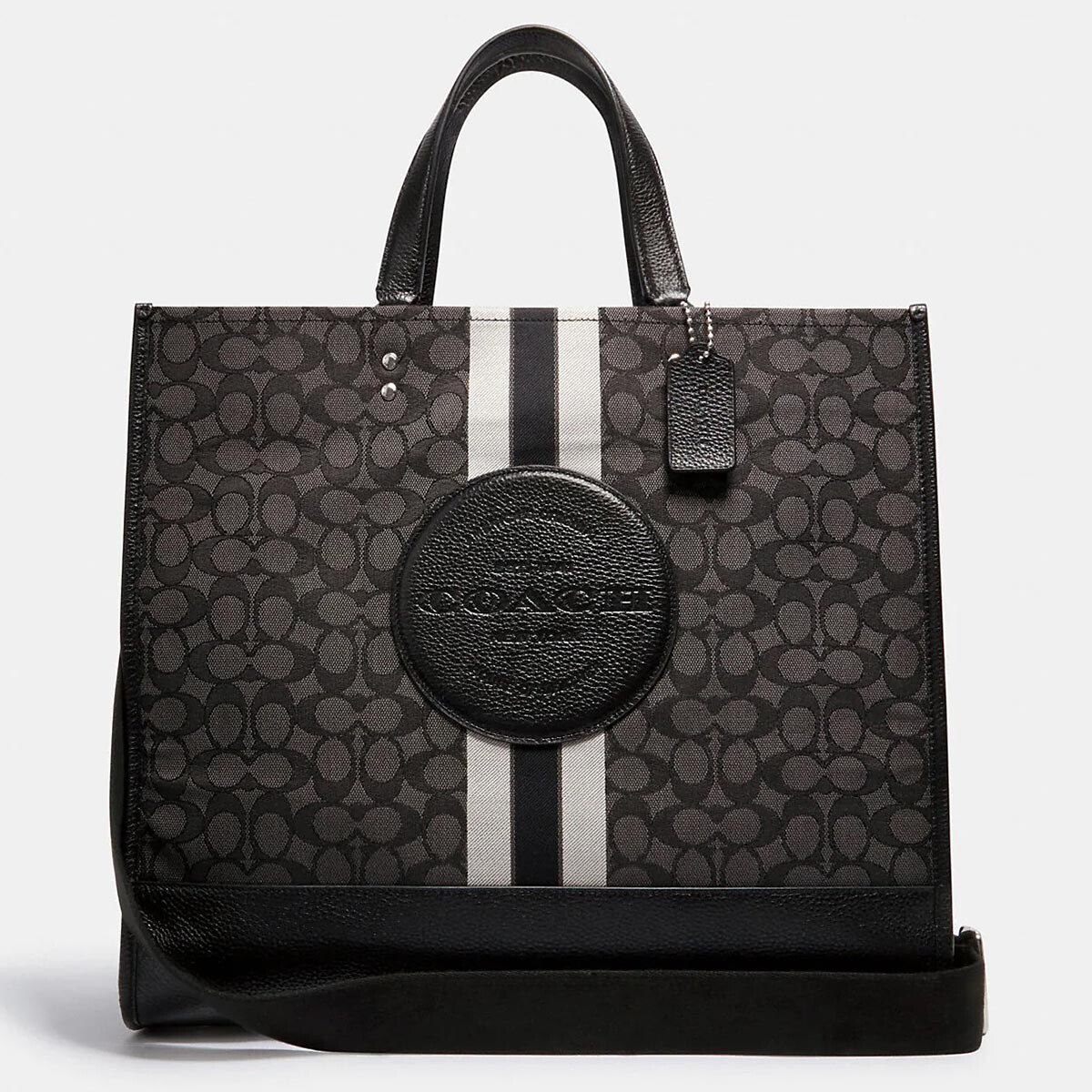

Сумка-тоут Coach Outlet Dempsey 40, черный/серый
