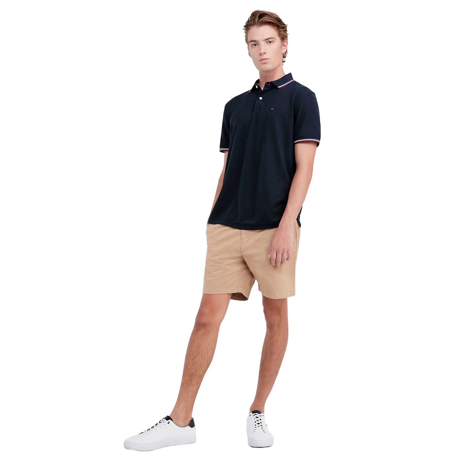 

Поло Tommy Hilfiger Tommy Tipped Regular Fit, темно-синий