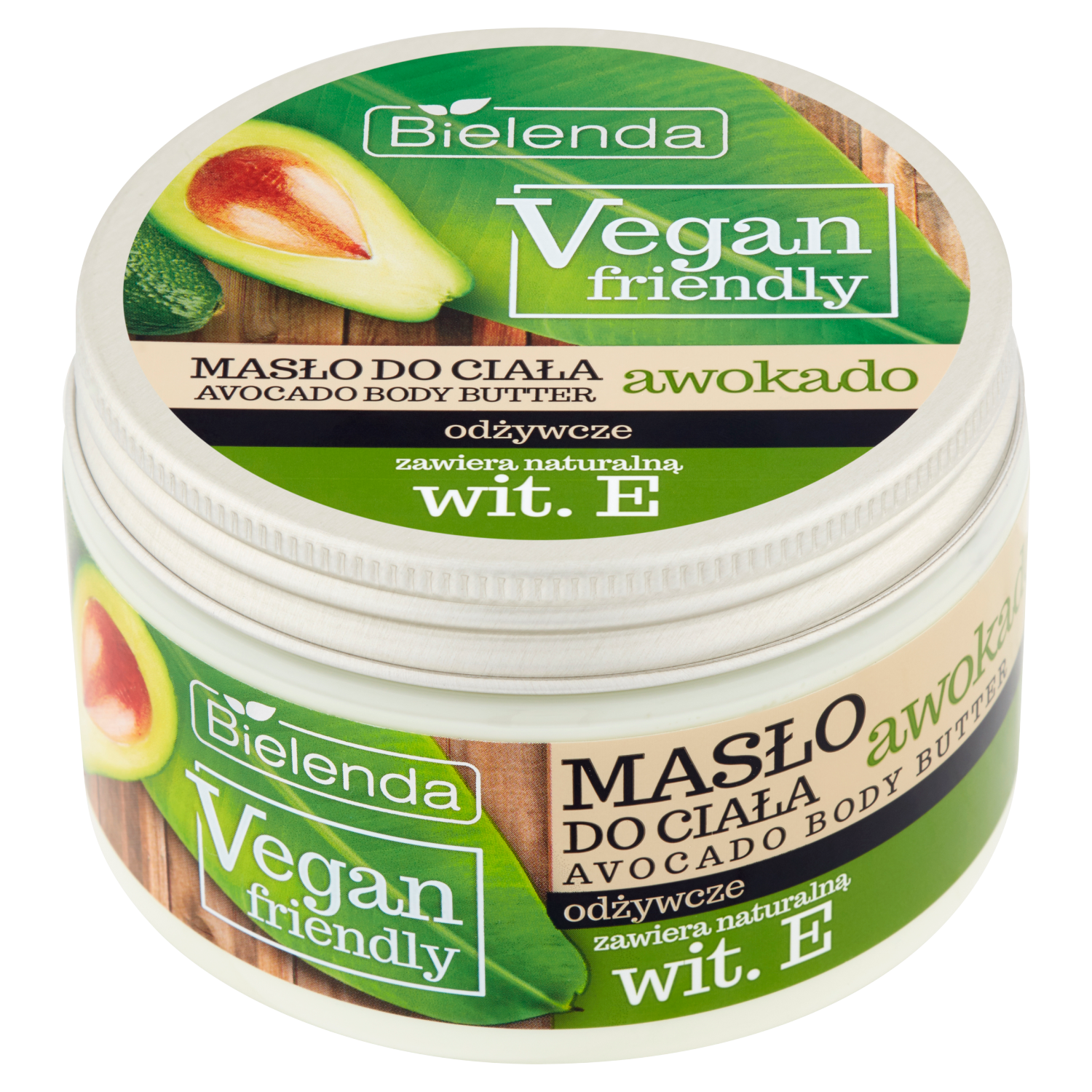 Bielenda Vegan Friendly сливочное масло для тела с маслом авокадо, 250 мл bielenda масло для тела vegan friendly авокадо 250 мл