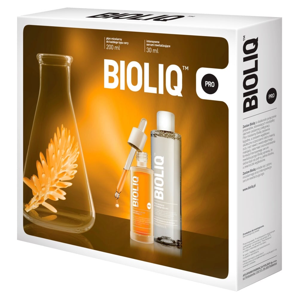 

BIOLIQ Pro set интенсивная восстанавливающая сыворотка 30мл + мицеллярная вода для всех типов кожи 200мл