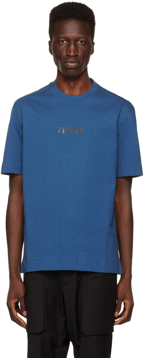 

Синяя футболка #UseTheExisting ZEGNA, Синий