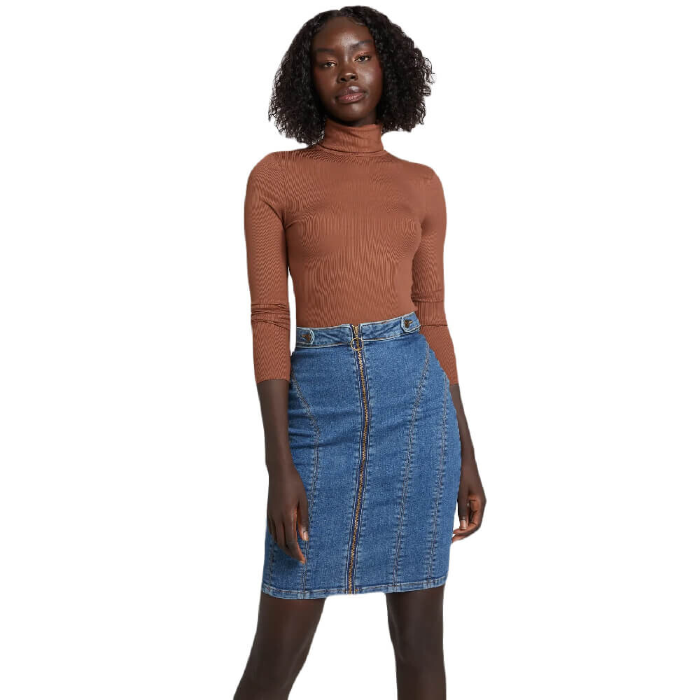 

Водолазка Guess Factory Eco Farren, красно-коричневый, Красный