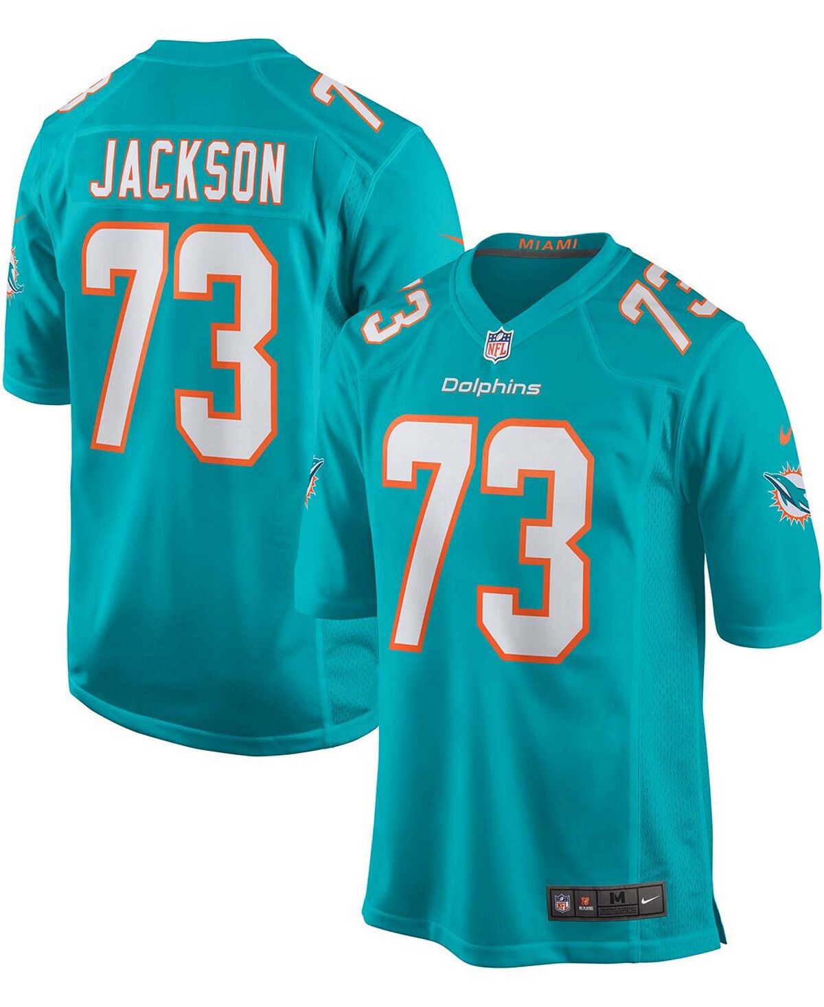 

Мужское джерси Austin Jackson Aqua Miami Dolphins Game Nike