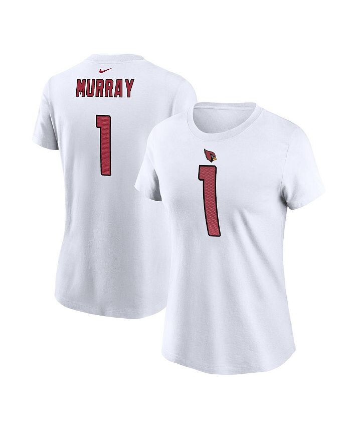 

Женская футболка Kyler Murray White Arizona Cardinals с именем игрока и номером Nike, белый