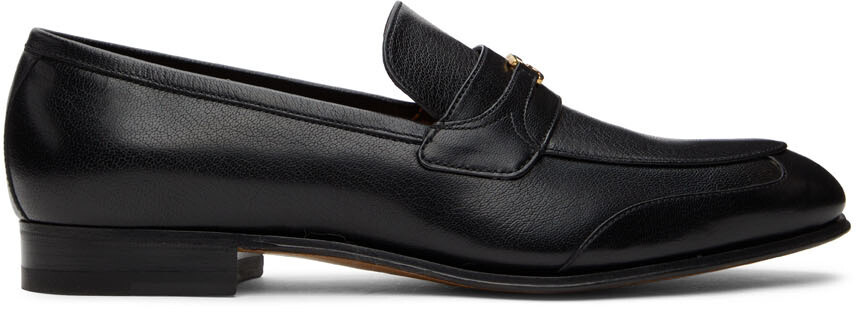 

Черные лоферы с переплетением G Gucci