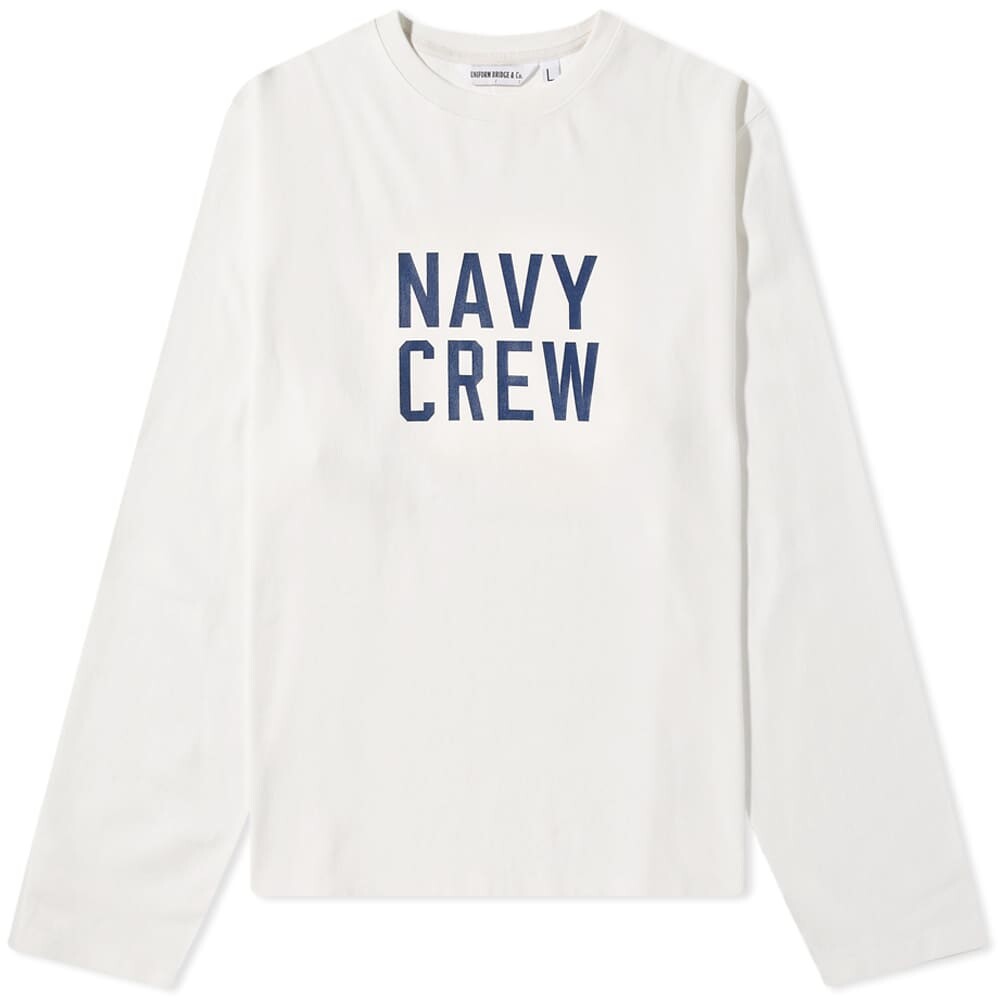

Футболка Uniform Bridge Long Sleeve Navy Tee, Белый