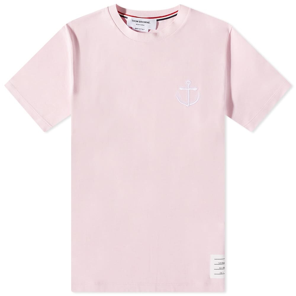 

Футболка Thom Browne Anchor Print Tee, Серый