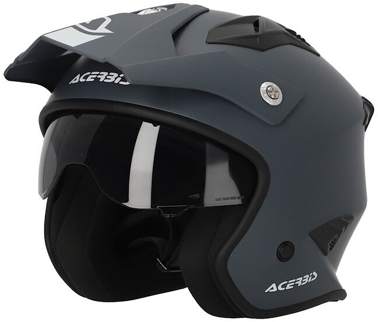 Шлем Acerbis Aria 2023 Solid реактивный, серый шлем acerbis aria 2023 solid реактивный серый