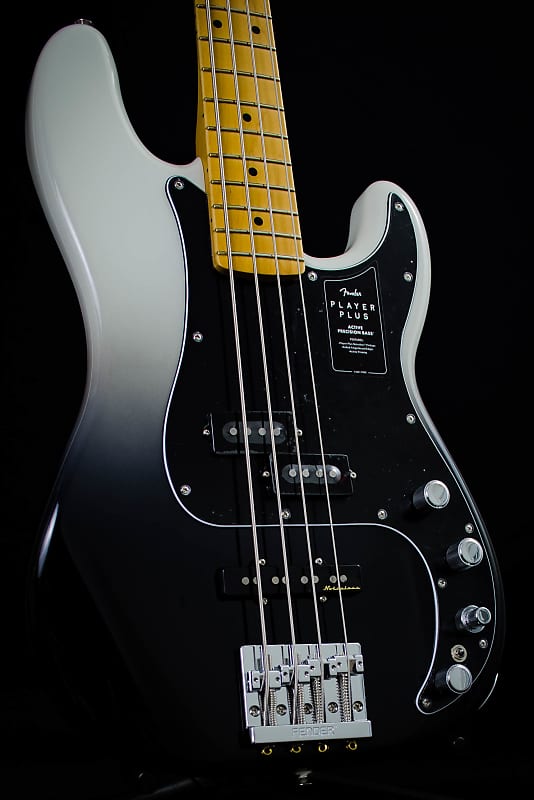 Бас-гитара Fender Player Plus Precision Bass в серебристом дыму с чехлом Dlx Gig Bag Player Plus Percision Bass in SIlver Smoke w/ Dlx Gig Bag цена и фото