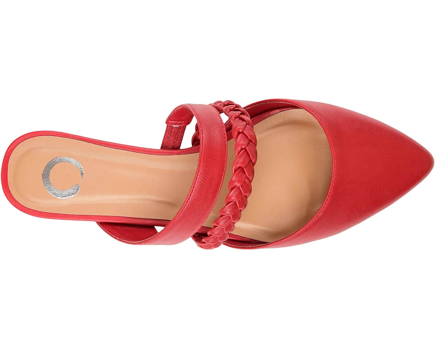 

Туфли на плоской подошве Comfort Foam Olivea Mule Journee Collection, красный